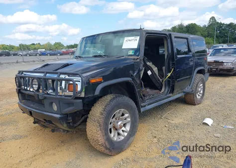 2003 Hummer H2 z USA, uszkodzony, nr VIN 5GRGN23U33H123368